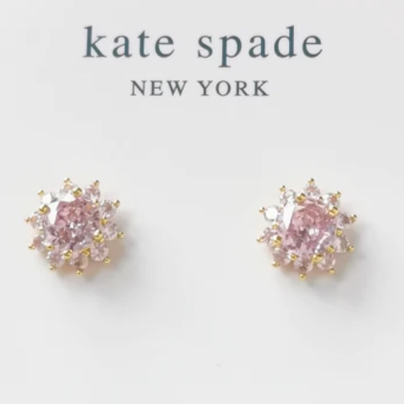 $48 Kate Spade sunny halo stud earrings light rose - Picture 3 of 5